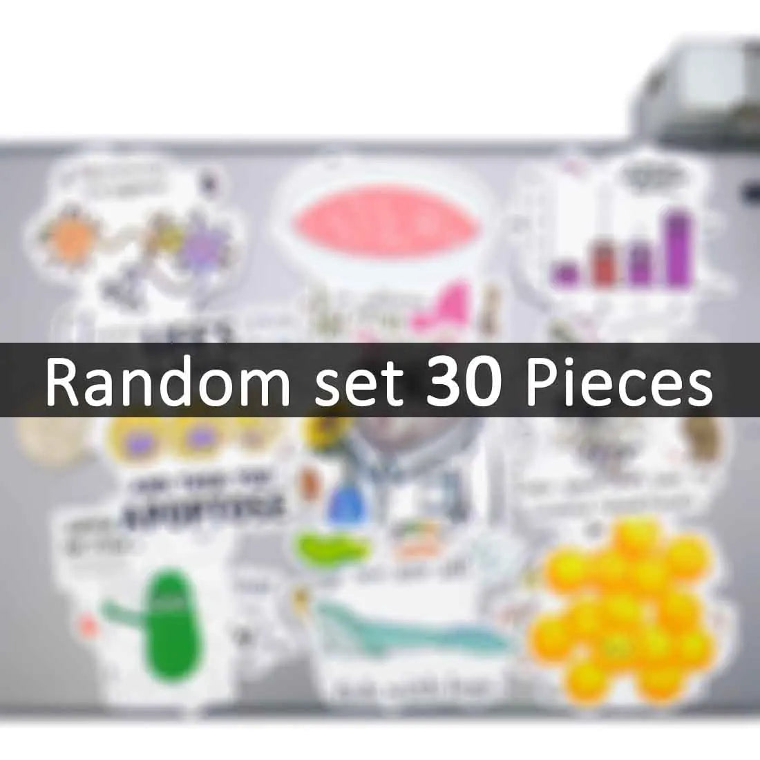20/30/50Pieces Natural Science Funny Graffiti Biology Style Stickers for Kids Scrapbook Diary Luggage Phone Laptop Sticker Toys