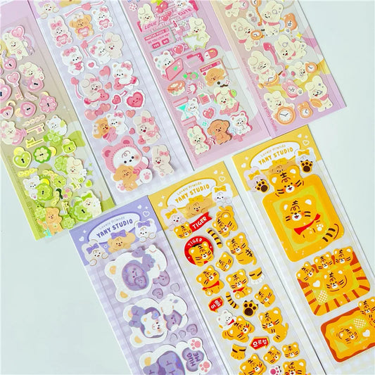 Kawaii Rabbit Stickers for Scrapbooking & DIY Albums